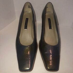 Justin Miles Metallic Gray Woman’s Heels Pumps Size 8M